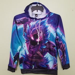 Fortnite Raven hoodie unisex adult size Large